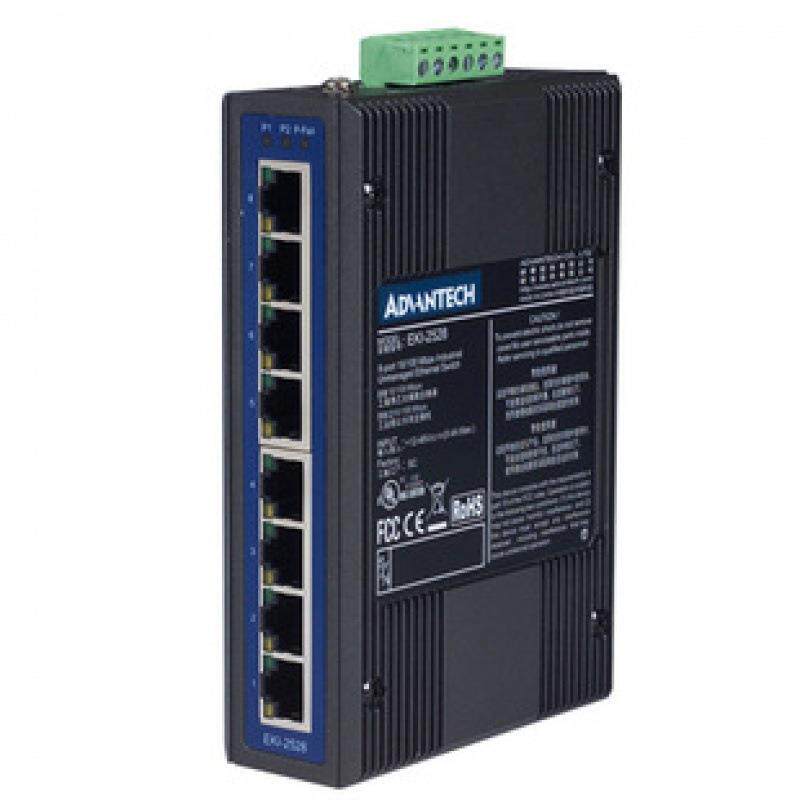 研华EKI-2528 8端口10/100Mbps非网管型工业以太网交换机