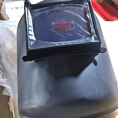 迅安氩弧焊面罩 讯安宽氩焊帽大镜片焊帽 110*9氩0镜FG-2片FG-2I/