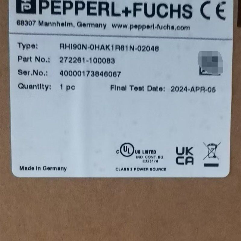 RHI90N-0HAK1R61N-02048倍加福增量型旋转编码器 272261-100083