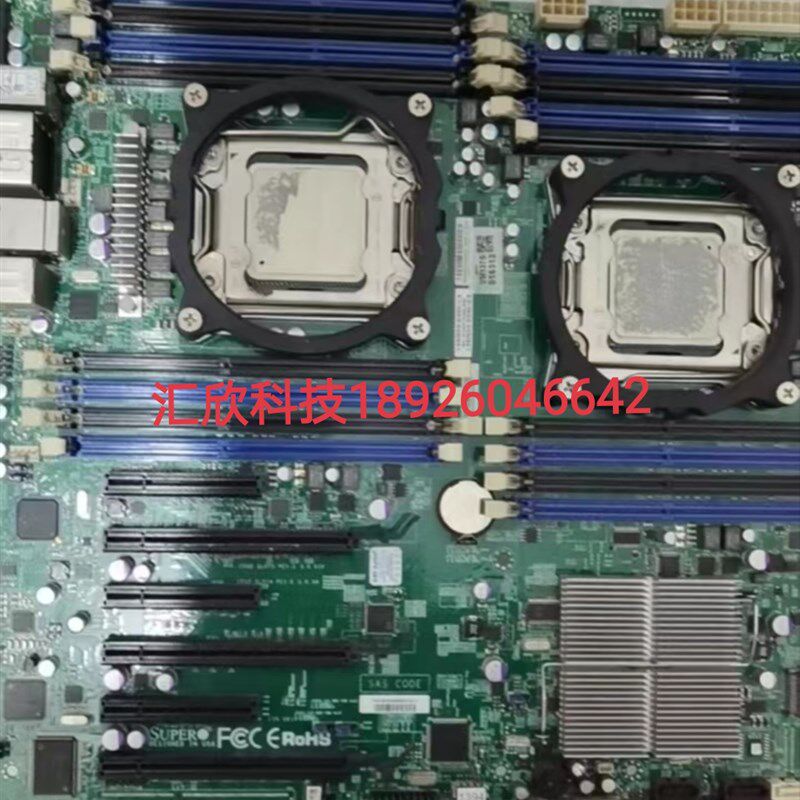超微 X79 双路服务器主板 X9DRD-if X9DAI C602 2011针 DDR3特新