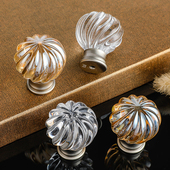 热气球水晶把手衣柜门整体橱柜抽屉现代简约轻奢风透明单孔小拉手