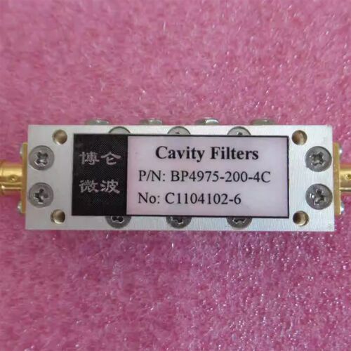 4875-5075MHz中心频率:4975MHz 带宽:200MHz 射频带通滤波器