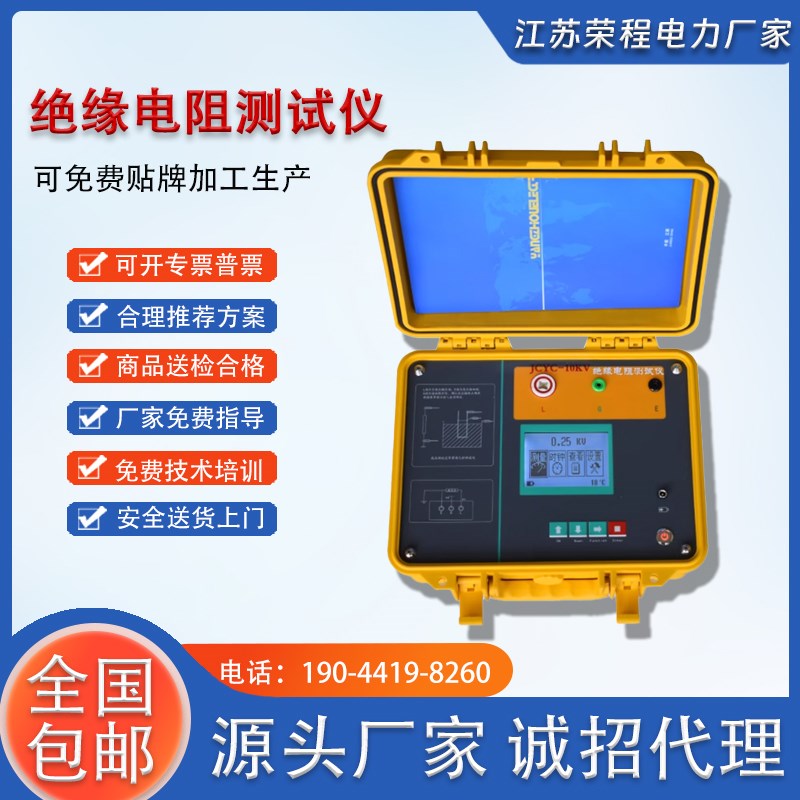 绝缘电阻测试仪5kv10kv电动兆欧表摇表吸收比绝缘电阻测试仪定制图片