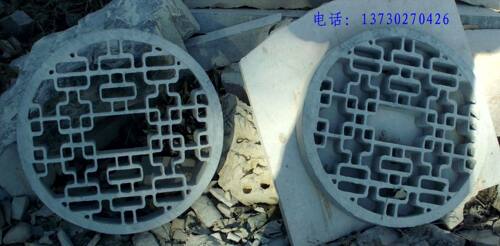 浮雕 石雕窗户 石窗 庙宇建筑