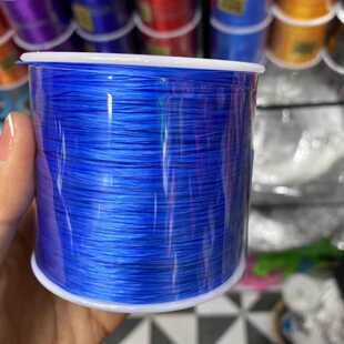 弹力线500米水晶线扁丝穿珠线手串弹力水晶玉石文玩弹力绳0.8mm