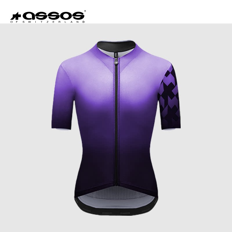 断码清仓ASSOS骑行服女款夏季阿索斯专业短袖修身上衣
