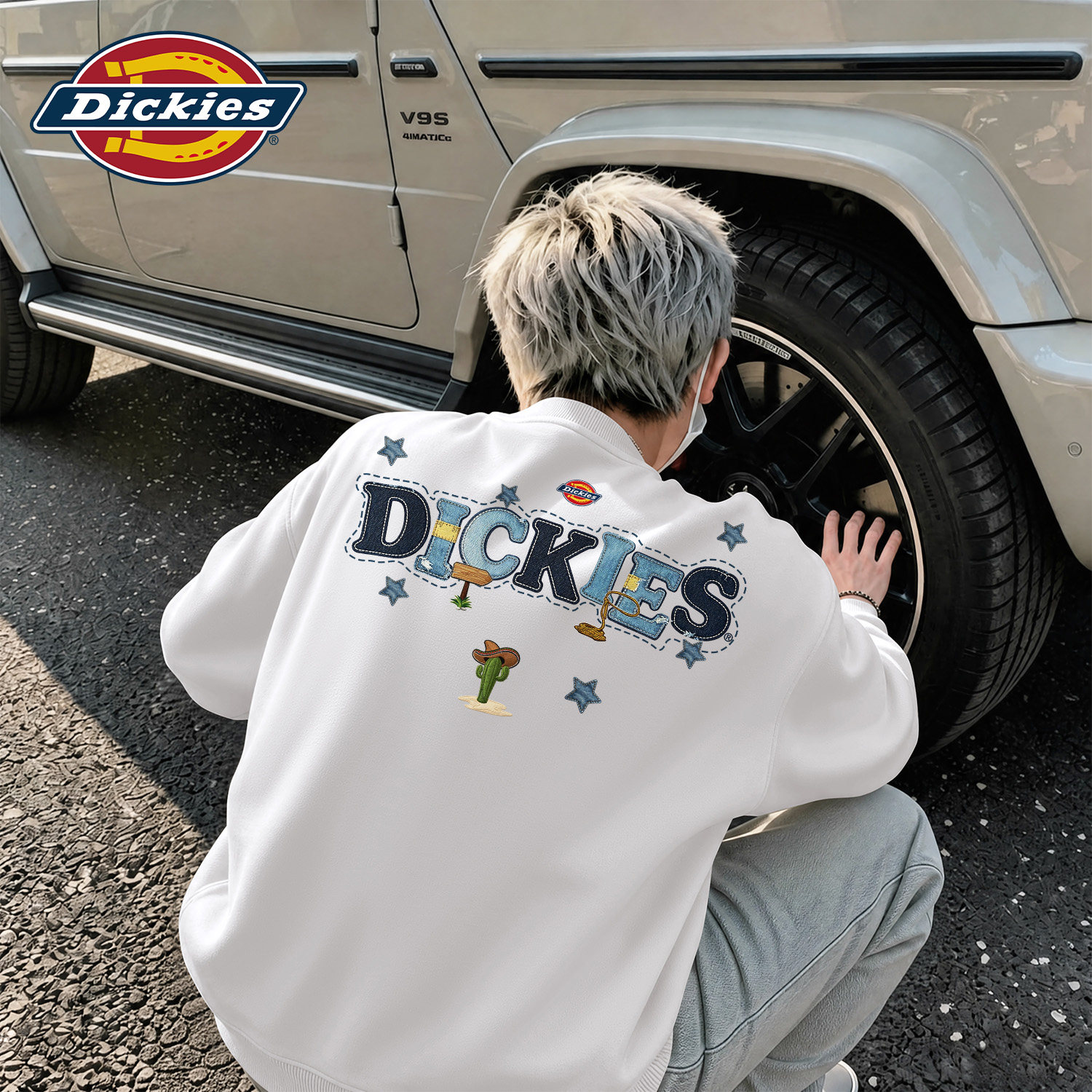 Dickies美式休闲圆领卫衣男款