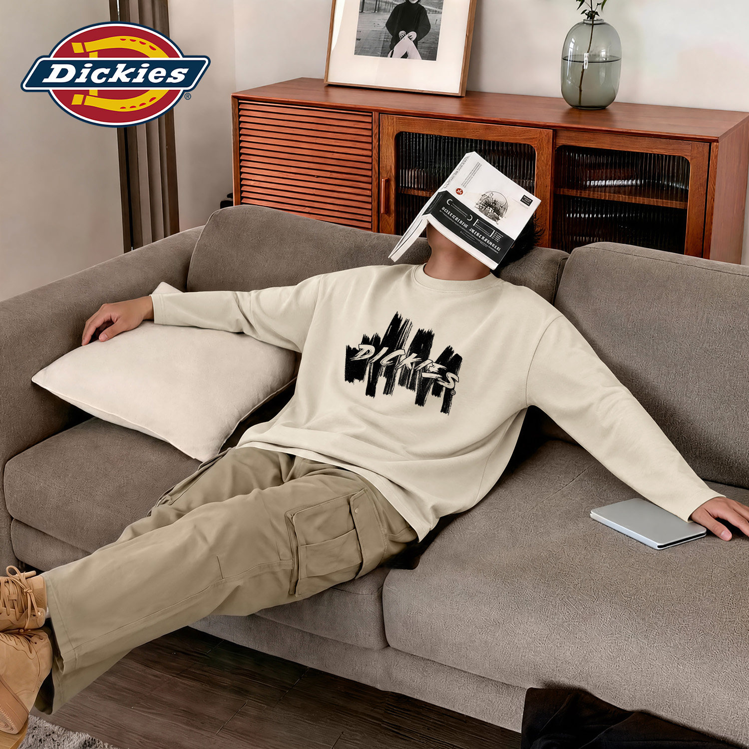 Dickies户外运动休闲logo长袖T恤