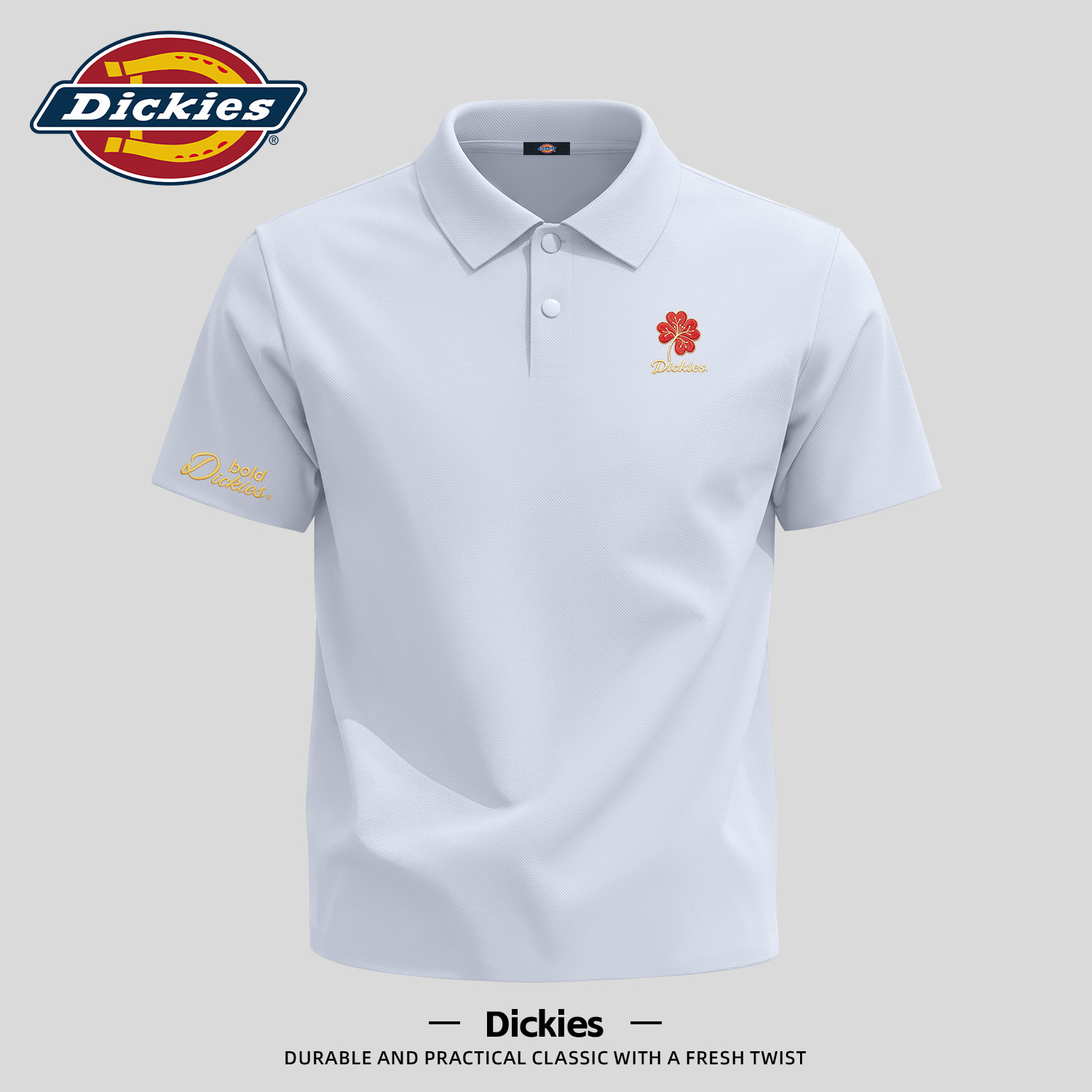 Dickies冰丝无痕POLO衫男女同款