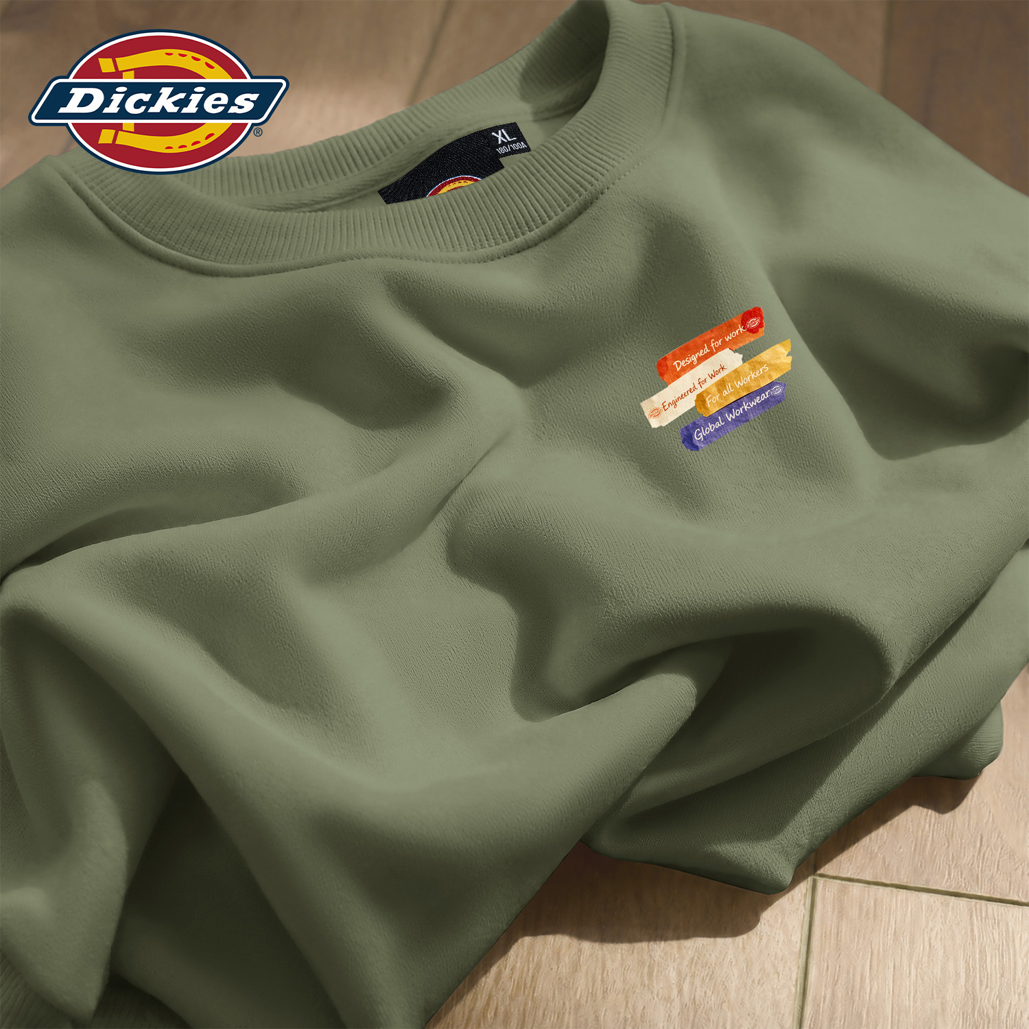 Dickies新款简约圆领打底衫卫衣