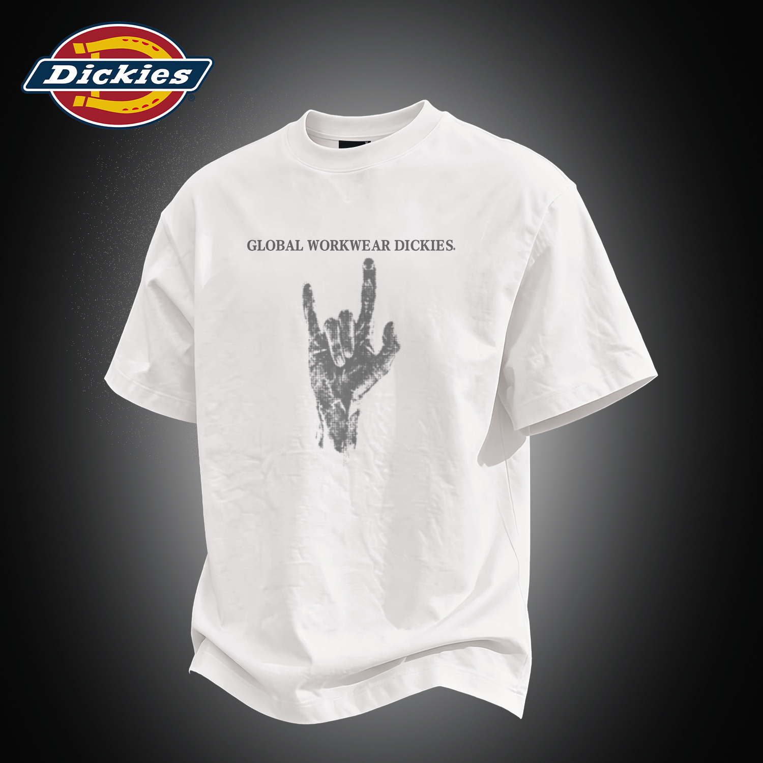 Dickies白色男生纯棉短袖T恤