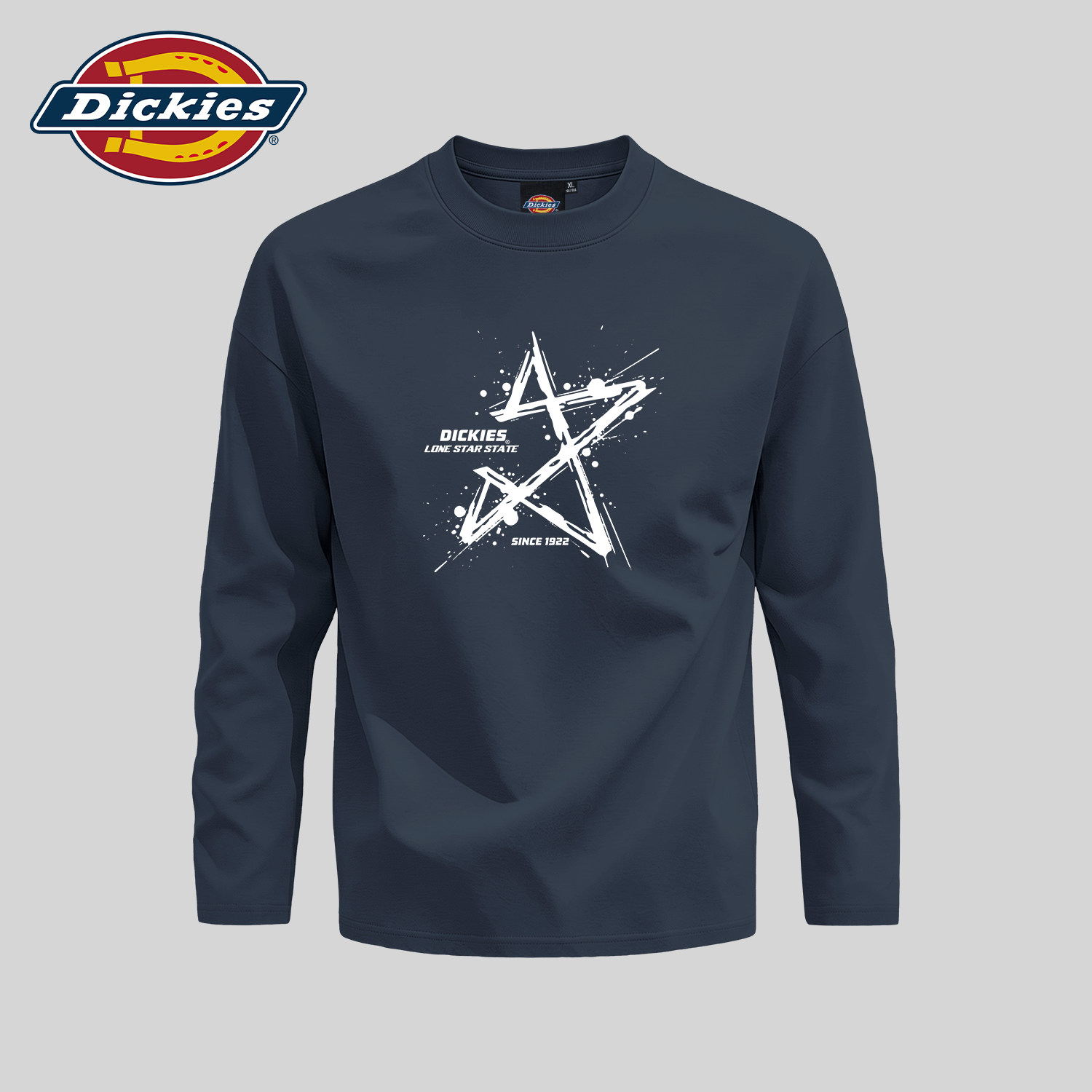 Dickies新款潮牌纯棉长袖T恤男款