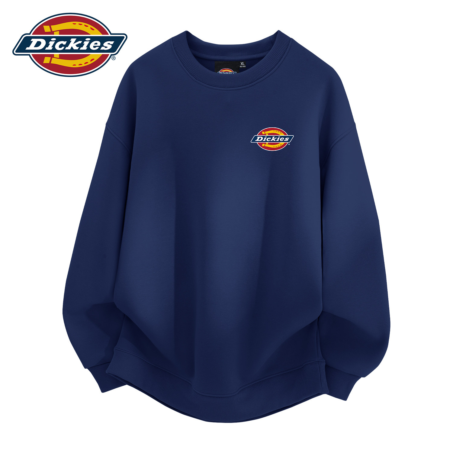 Dickies2026秋季圆领长袖卫衣男