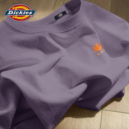Dickies烟紫色青少年纯棉短袖T恤