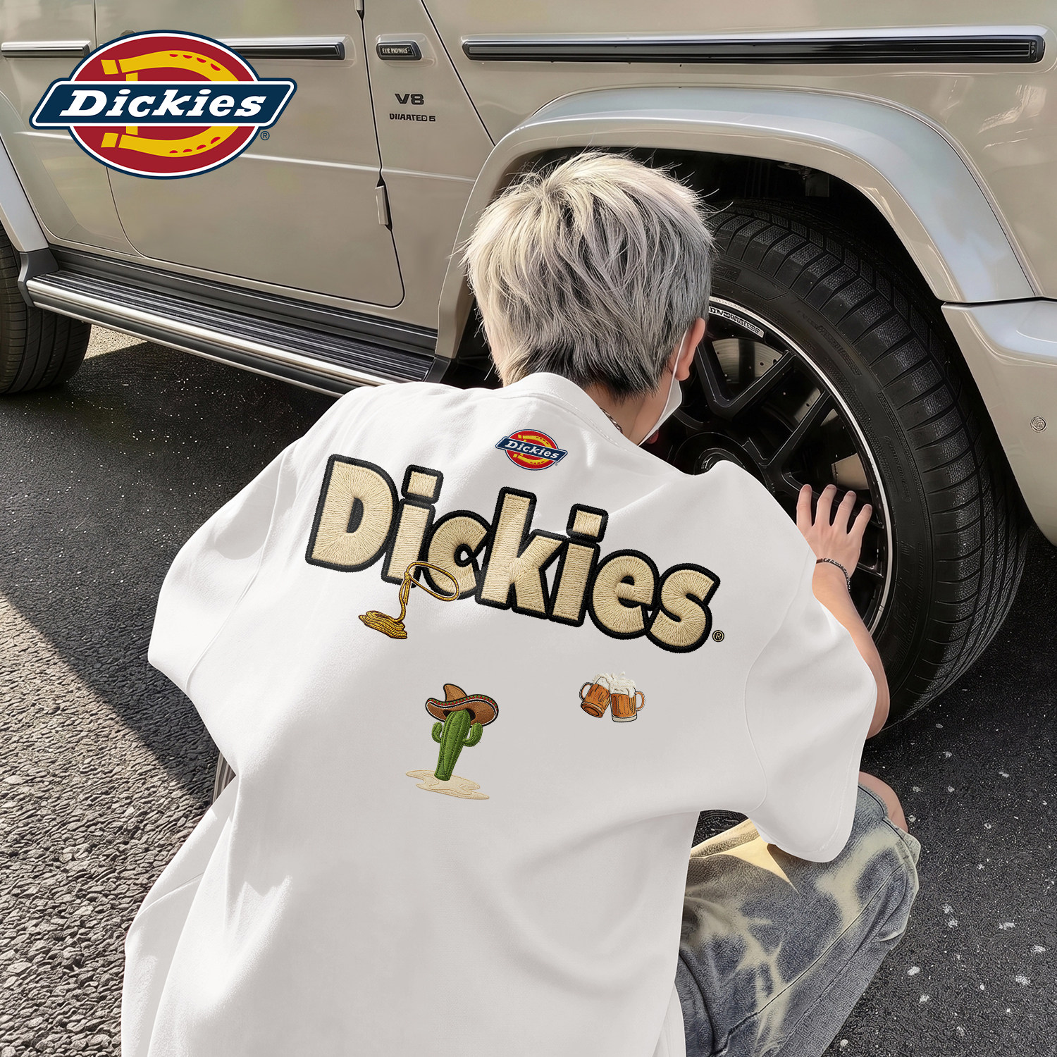 Dickies美式LOGO短袖T恤情侣夏