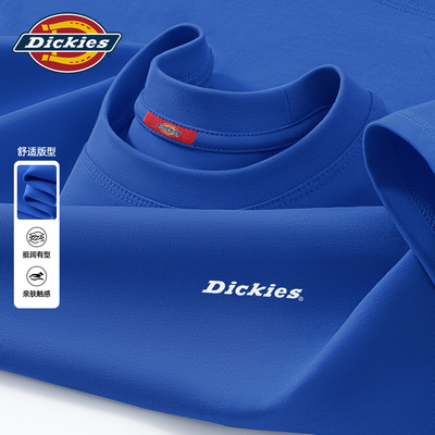 Dickies克莱因蓝美式纯棉短袖男