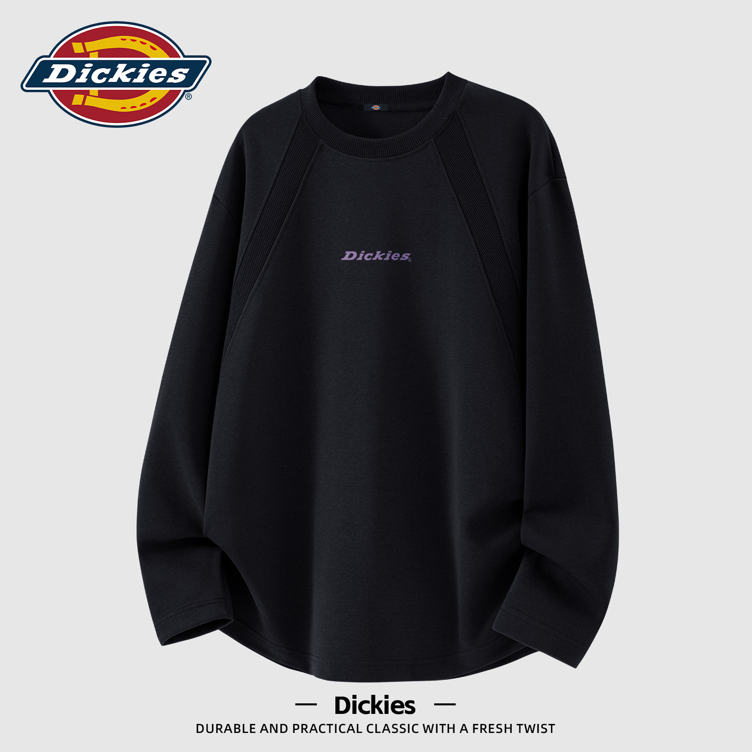 Dickies男生潮流插肩长袖T恤