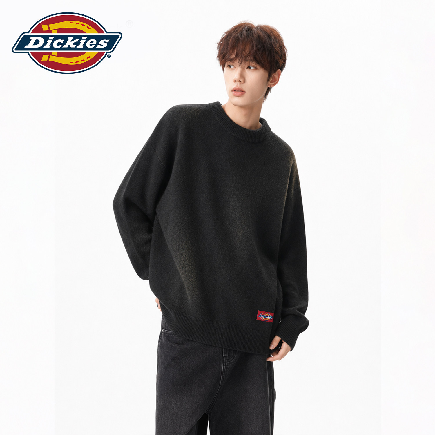 Dickies潮牌圆领休闲毛衣男款