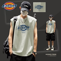Dickies美式纯棉薄款无袖背心男生2026夏季新款运动健身打底上衣