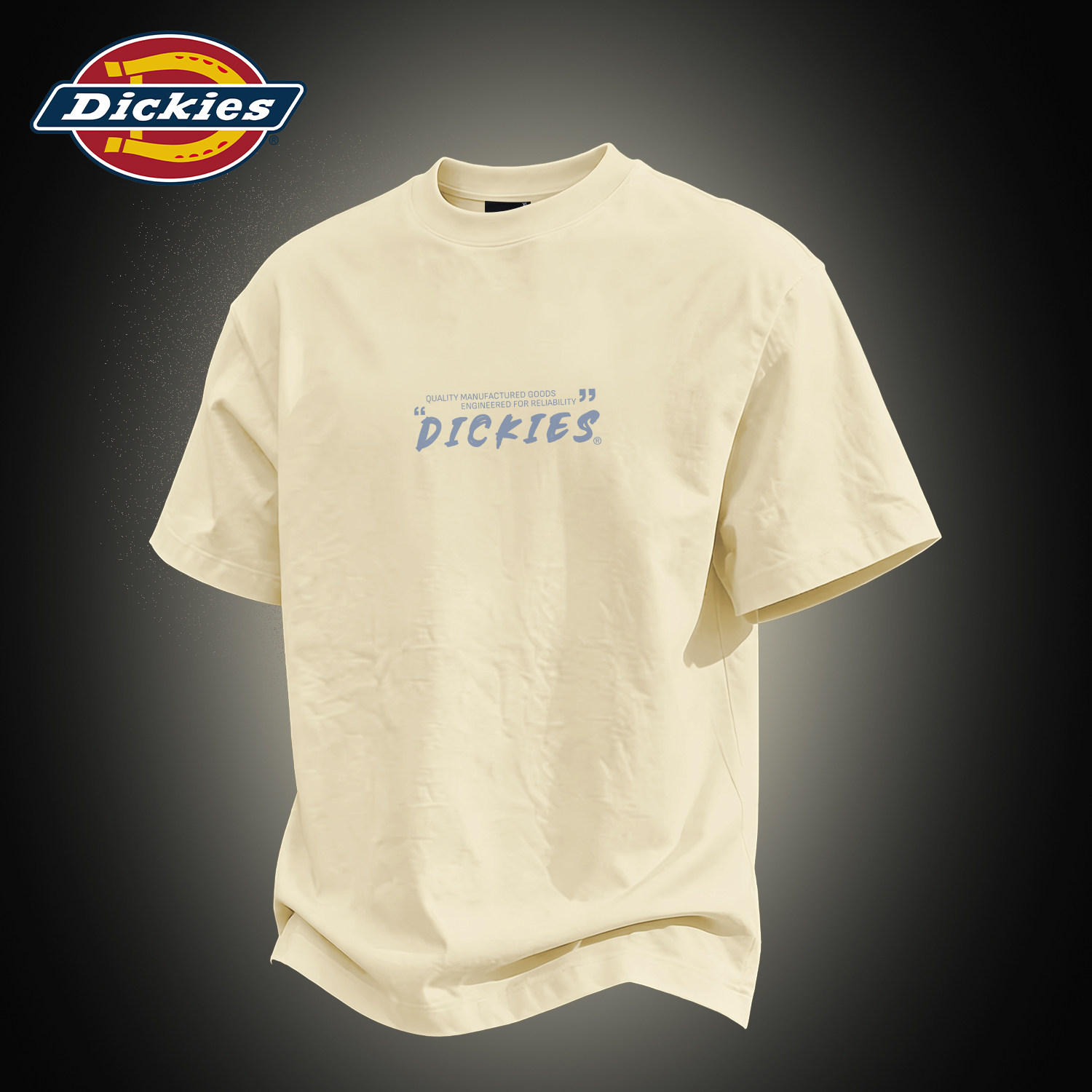 Dickies米杏色青少年短袖T恤男生