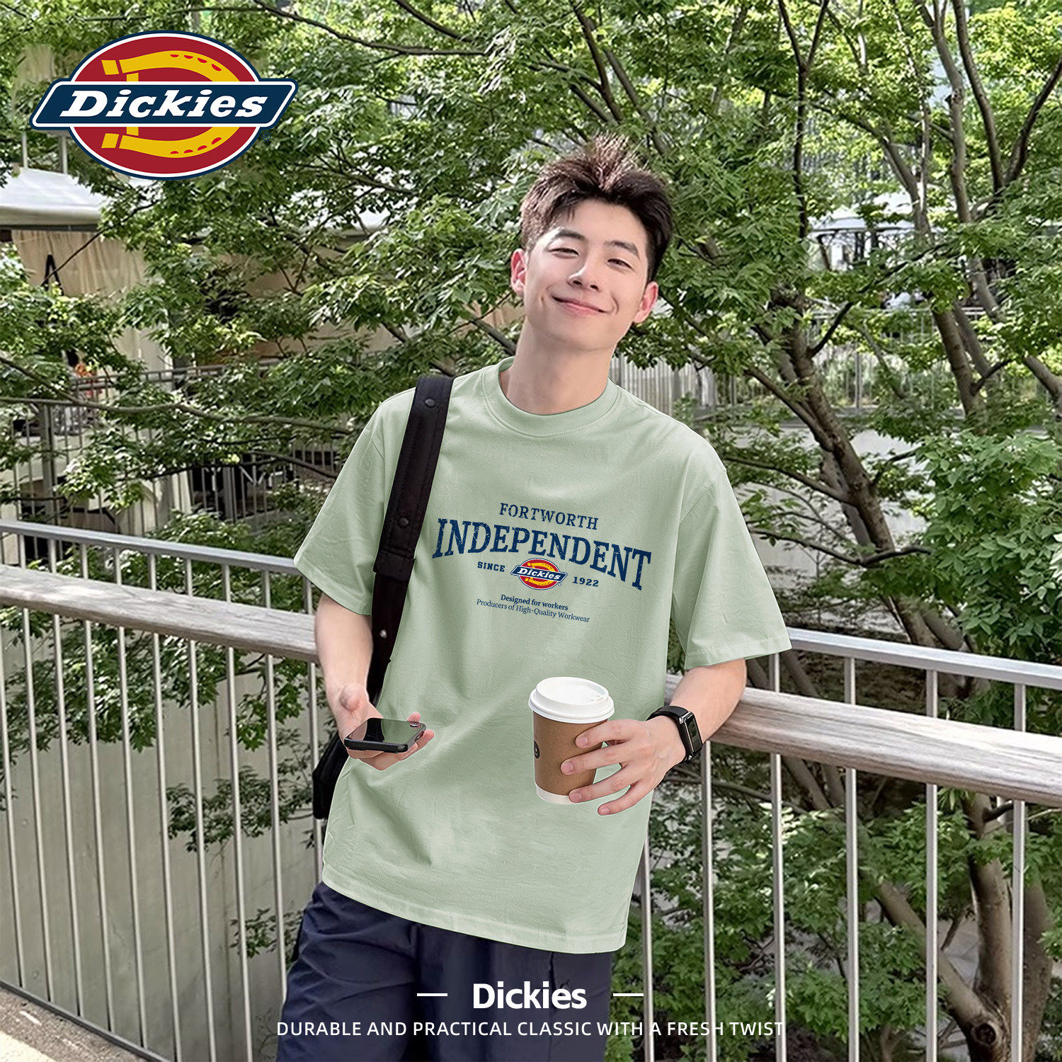 Dickies纯棉短袖T恤男女同款2026