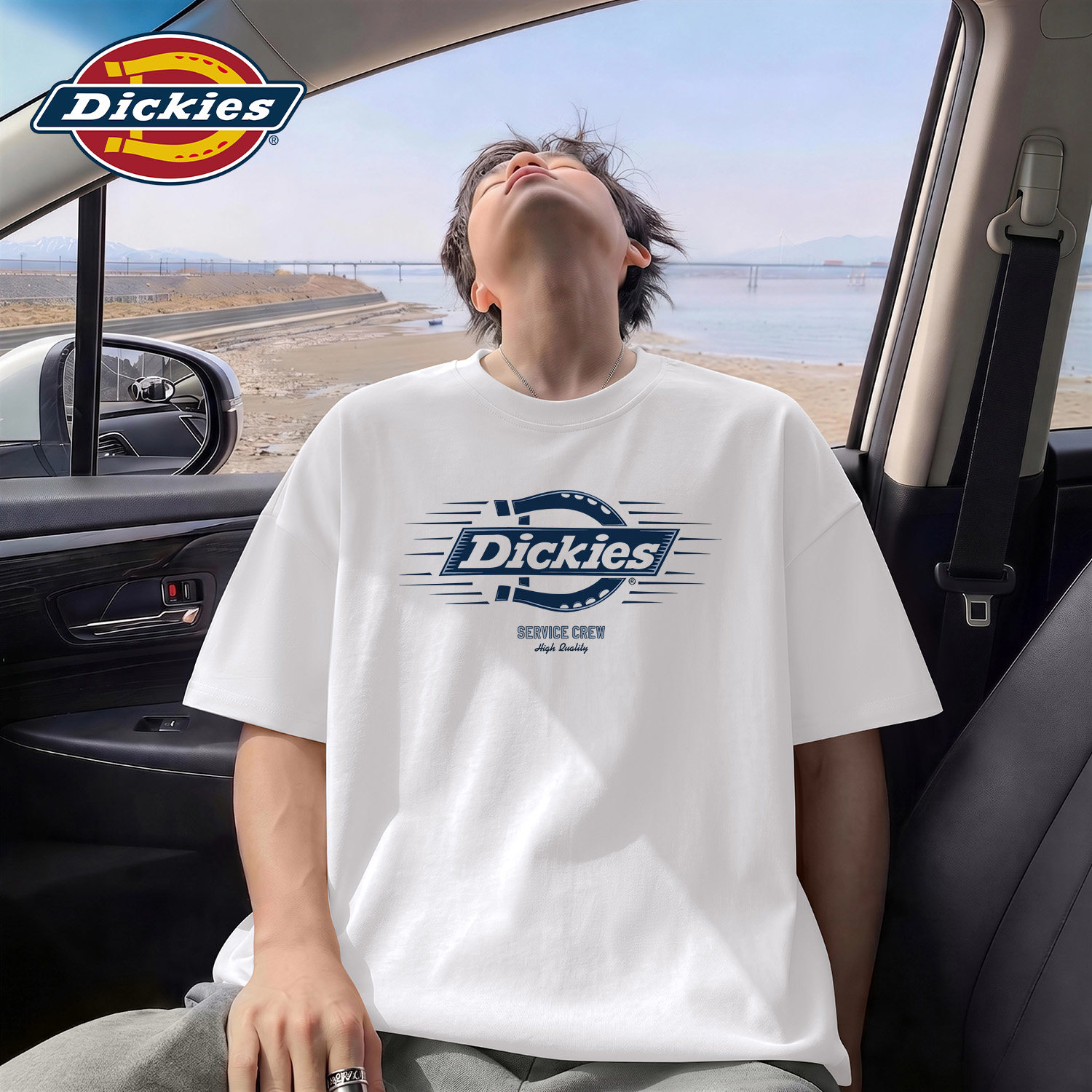 Dickies白色纯棉短袖T恤2026