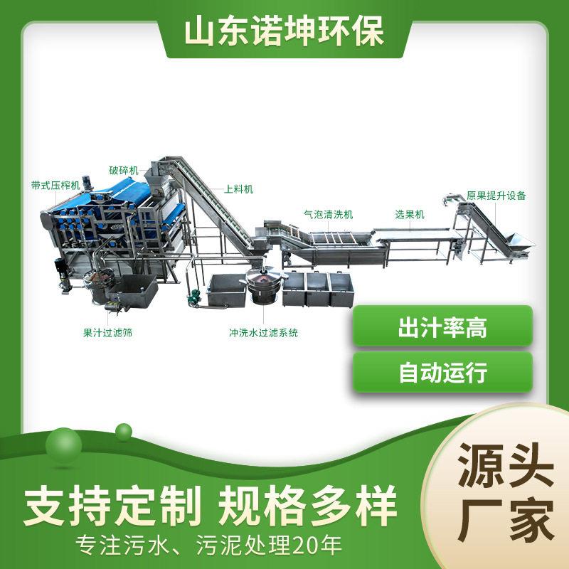 诺坤桑葚汁加工设备蓝莓笃斯越橘火龙果大型果汁压榨机器