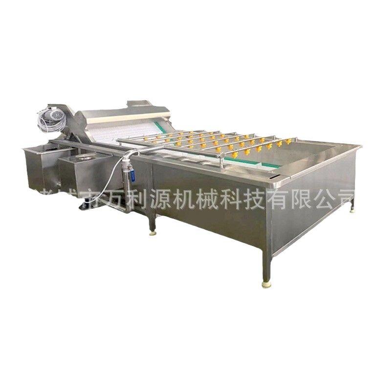 预制菜果蔬气泡清洗漂烫线酱菜腌制清洗设备鼓泡式去杂清洗机