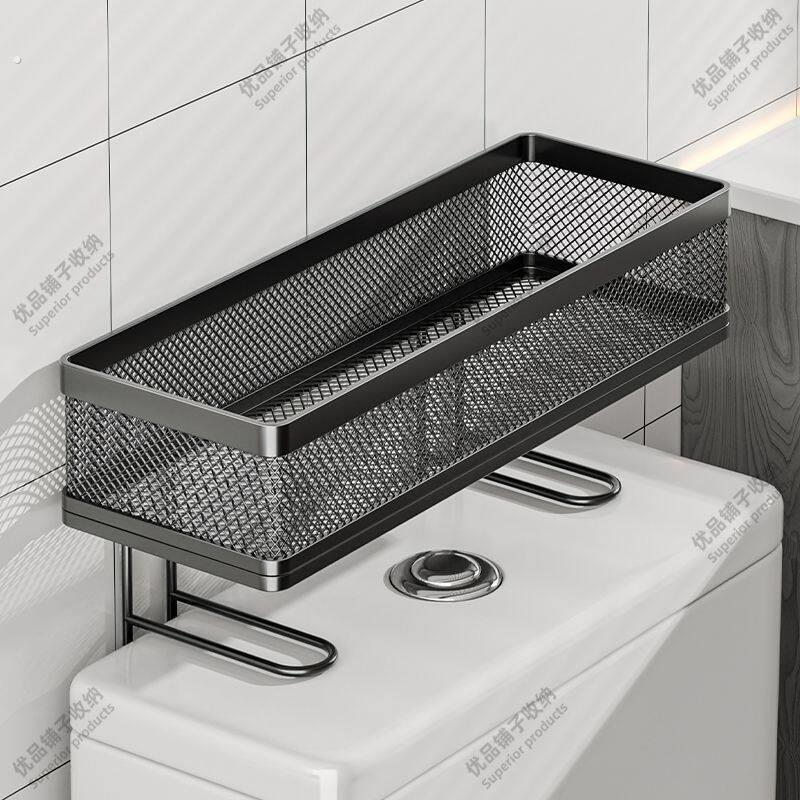 坐便器上储物架卫生间置物架马桶上方纸巾整理收纳架浴室厕所洗漱图片