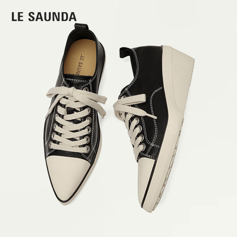 LESAUNDA/莱尔斯丹时尚帆布鞋