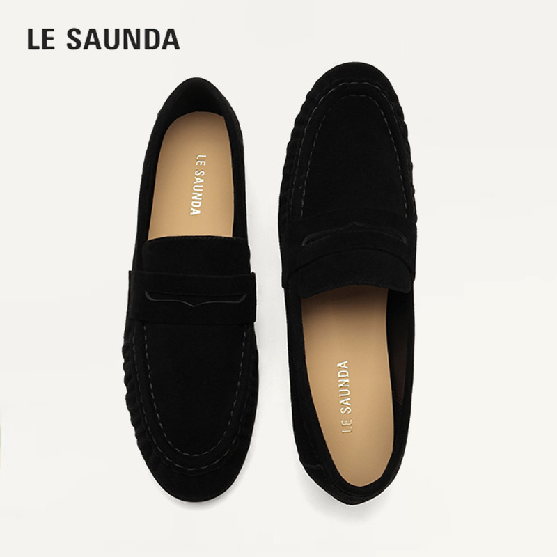 LESAUNDA/莱尔斯丹一脚蹬乐福鞋