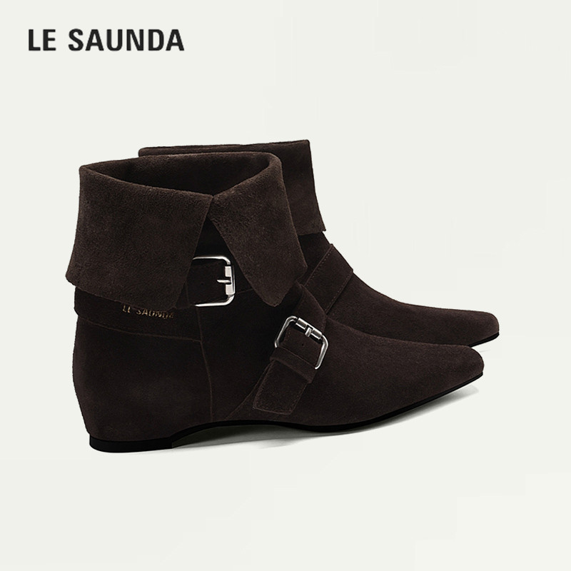 LESAUNDA/莱尔斯丹显瘦时装短靴