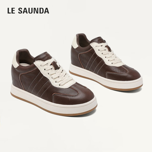 LESAUNDA/莱尔斯丹增高休闲鞋