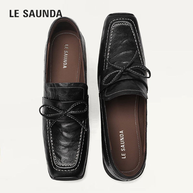 LESAUNDA/莱尔斯丹真皮乐福鞋