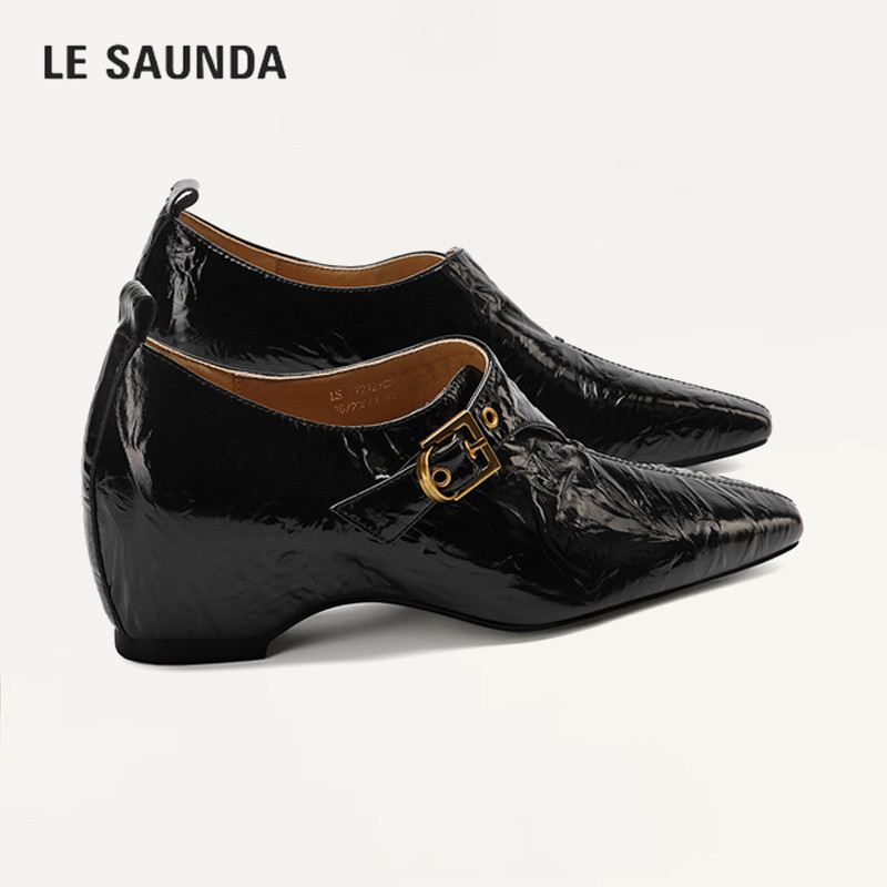 LESAUNDA/莱尔斯丹软底深口单鞋