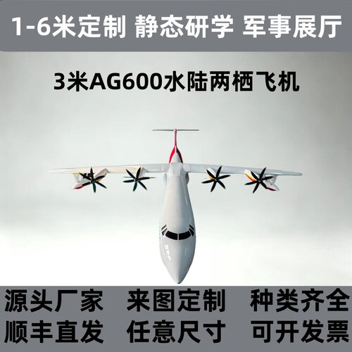 3米AG600水陆两栖飞机模型