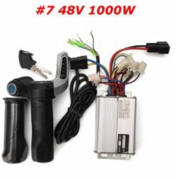 直流永磁有刷电机控制器1000W 36V48V 防飞车，带电量五星转把