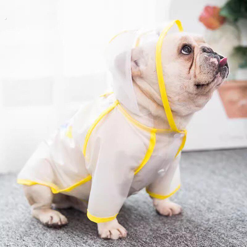 法斗专用雨衣狗狗斗牛犬巴哥波士顿梗宠物八哥雪纳瑞英斗贵宾雨披