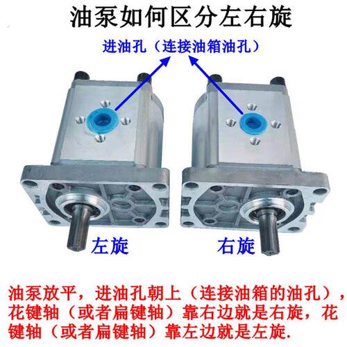 速发306/310/314/316/320/325平键齿轮泵直插式油泵单键