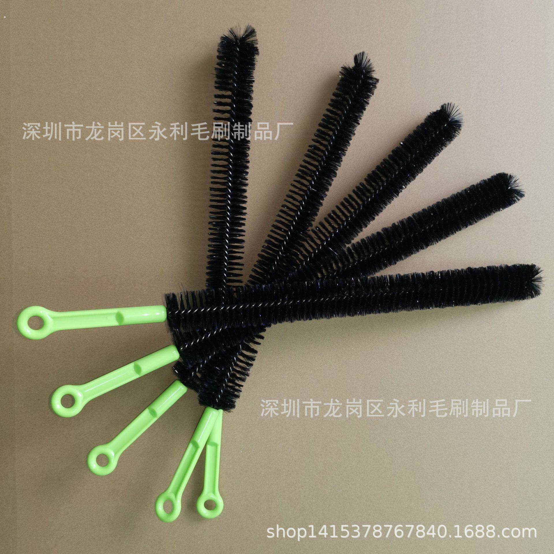 果绿色环保手柄毛瓶子刷 量筒量杯刷 氧气湿化瓶刷 深圳刷