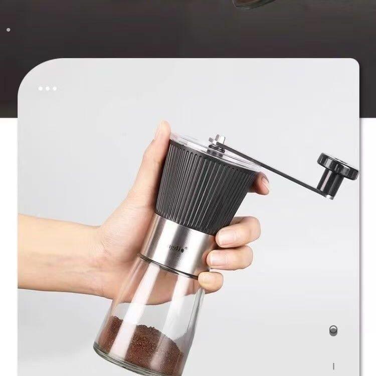小蛮腰手动磨豆机家用小型手摇咖啡豆粉研磨机便携手磨咖啡机