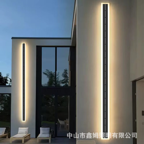 户外太阳能灯长条客厅走廊壁灯阳台大门庭院装饰照明