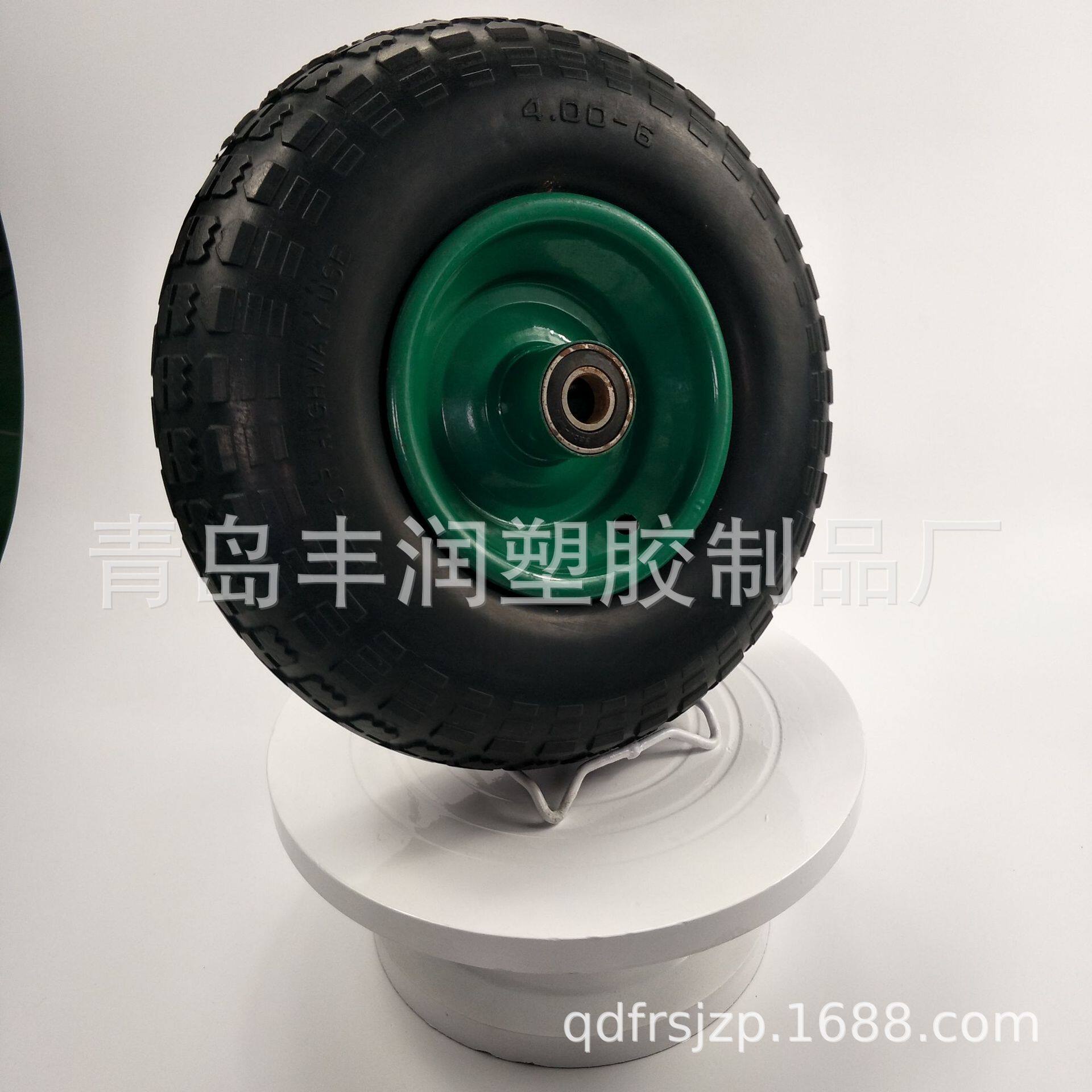 13寸PU发泡防静音耐磨儿童脚轮