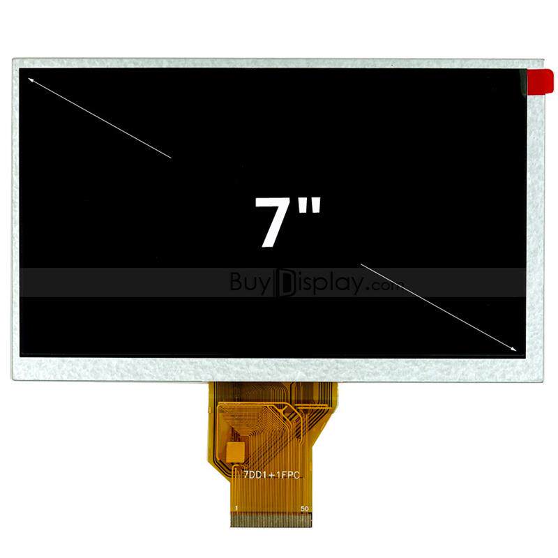 7寸TFT LCD彩色液晶显示屏/800x480点阵/同AT070TN90/AT070TN92