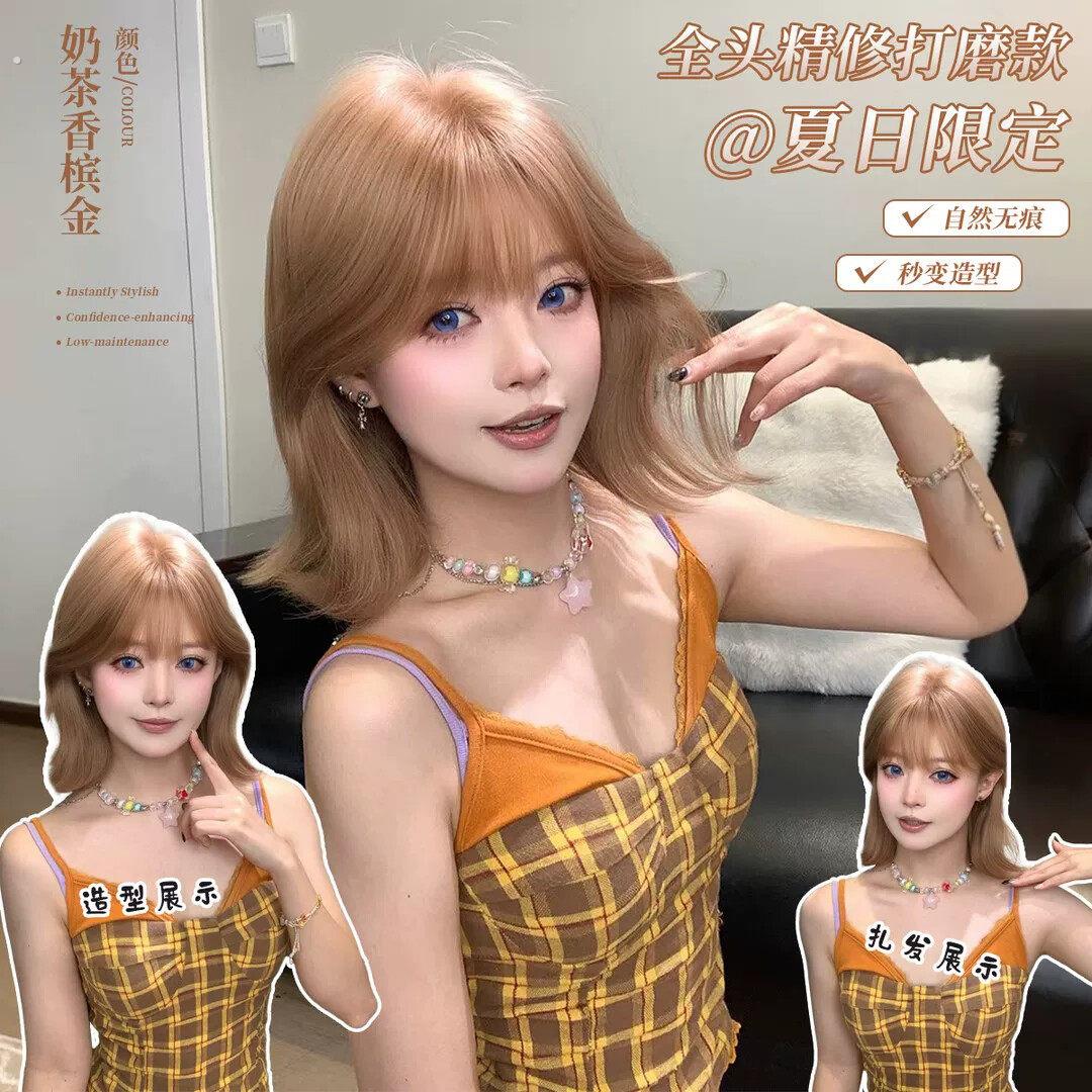 春季限定露丝同款假发短发许妍女显白脸小减龄换头短发假发
