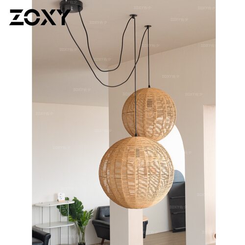 zoxy中古风客厅吊灯高级感?