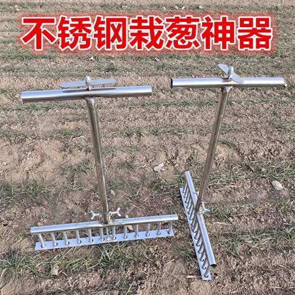 种葱自动打孔工具栽葱机器栽苗器子洋葱种菜移栽移苗器大葱叉