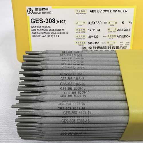 昆山京雷GES308 A102奥氏不锈钢304电焊条耐腐蚀