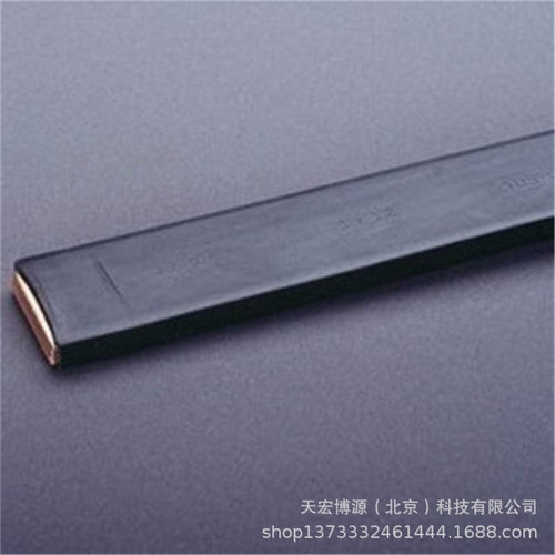 多层软铜排，无镀层，带绝缘套 10x 63 x 1  1481 A, 2 m 长01510