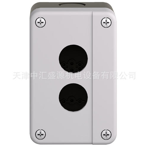 XB2B按钮盒XALB02C塑料按钮盒2孔灰色XALB02C
